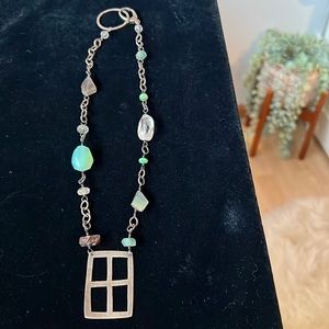 Beautiful handmade necklace with all natural stones
